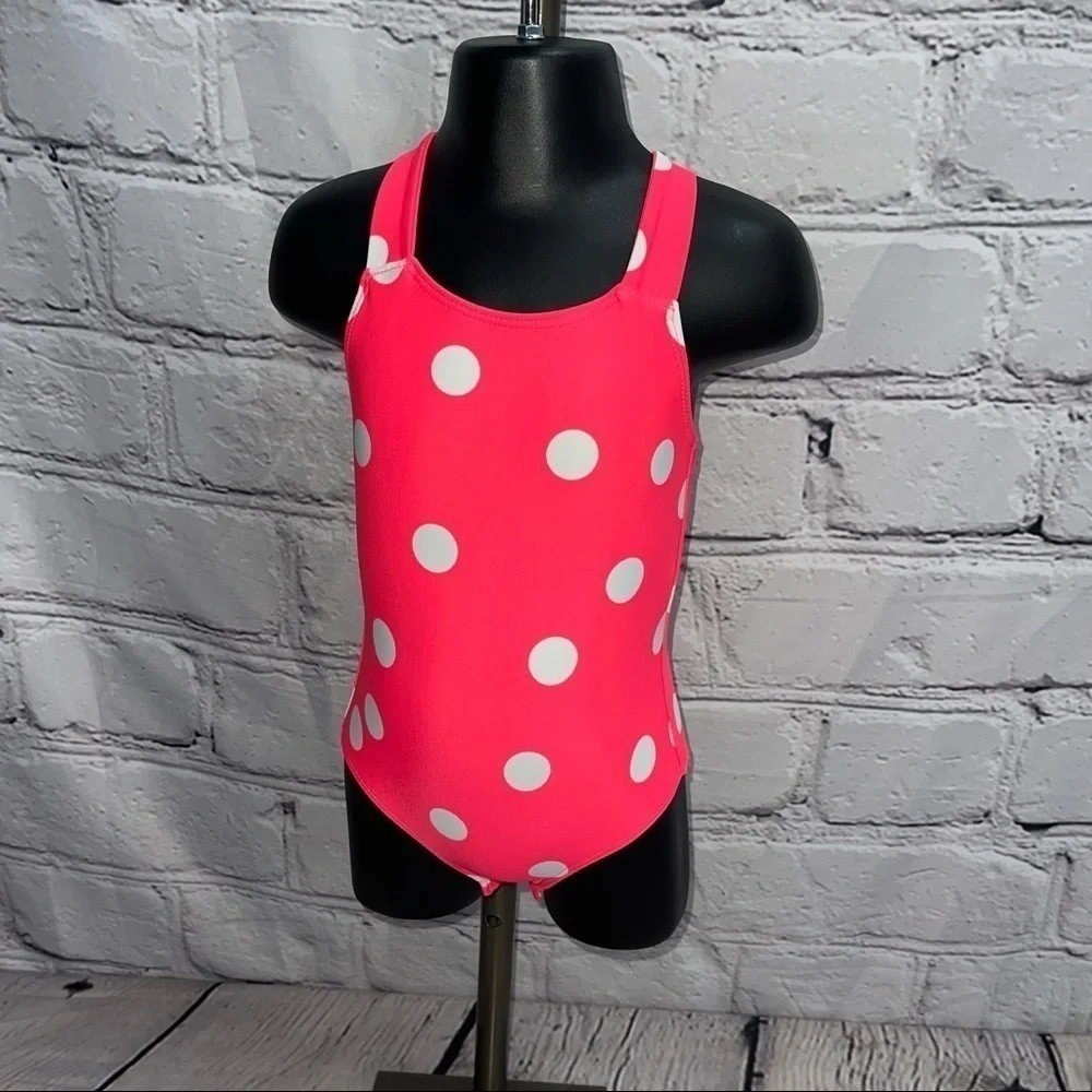 Carters polka dot swimsuit 12m